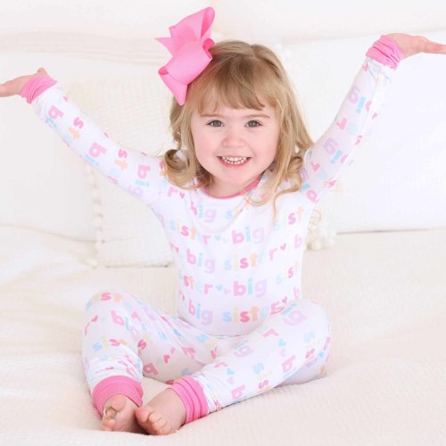 Big Sister Two Piece Pajama Set size 6t