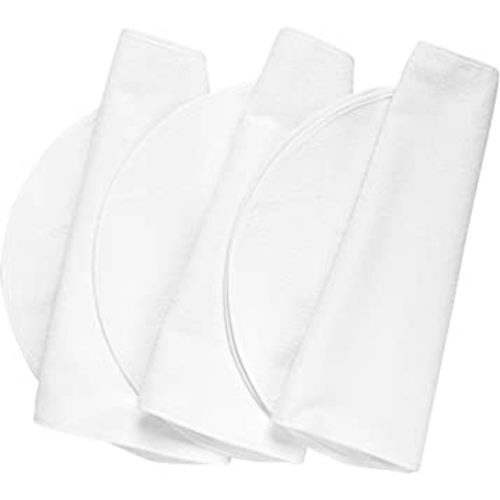Boppy Changing Pad Liner | 3 Count | Crisp White Terrycloth | Waterproof Backing Makes Messy Diaper Changes a Breeze | For Changing Pads or On-the-Go | Machine Washable and Dryable