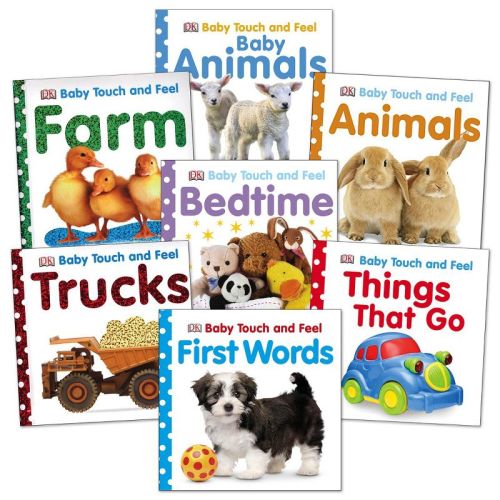 Kaplan Early Learning Baby Touch and Feel Board Books - Set of 7