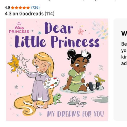 Dear Little Princess: My Dreams for You (Disney Princess)