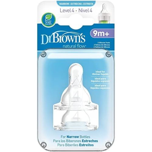 Dr. Brown's Natural Flow Level 4 Standard Nipple - 6 Count