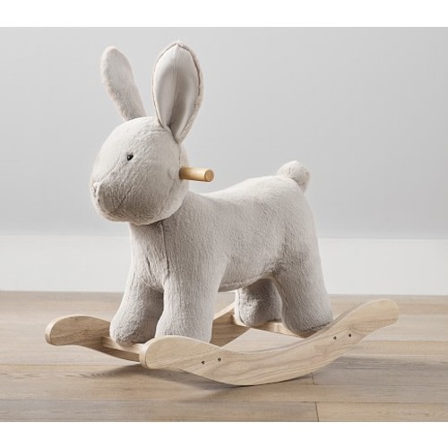 Bunny Critter Plush Nursery Rocker