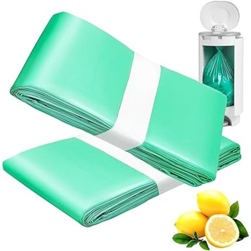 Compatible with Diaper Dekor Plus Diaper Pail Refills | Lemon Scent 2 Count | Extra Thick Leak Proof Odor Control | Most Economical Refills for Diaper Dekor Classic & Eko Style Pails