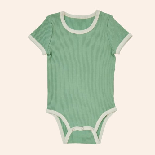 Pacific Onesie 6-12 M | Frosty Green
