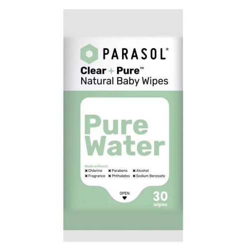 Parasol Clear+Pure Natural Baby Wipes - 30ct