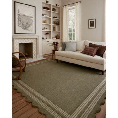 Chris Loves Julia x Loloi Chris Loves Julia x Loloi Scottie Olive / Pebble Area Rug | Wayfair