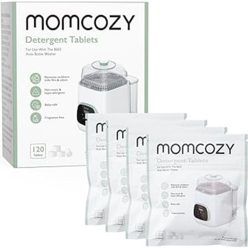 Momcozy Official Washing Block for Momcozy KleanPal Pro Baby Bottle Washer, 120 Detergent Tablets