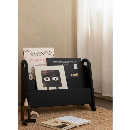 Nofred - Wooden bookcase - Black | Smallable