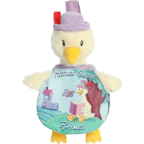 Aurora® Engaging Story Pals™ Mother Goose Baby Toy - Soft Book for Parents to Create a Bedtime Routine - Perfect for Nusery Decor, Cribs, and Strollers - Multicolor 9 Inches