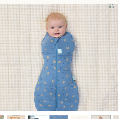 Cocoon Swaddle Bag 2.5 TOG Petit Pretzel