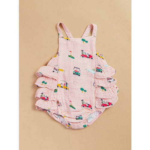 Golf Cart Cuties Ruffle Bubble in Pink | Tullabee