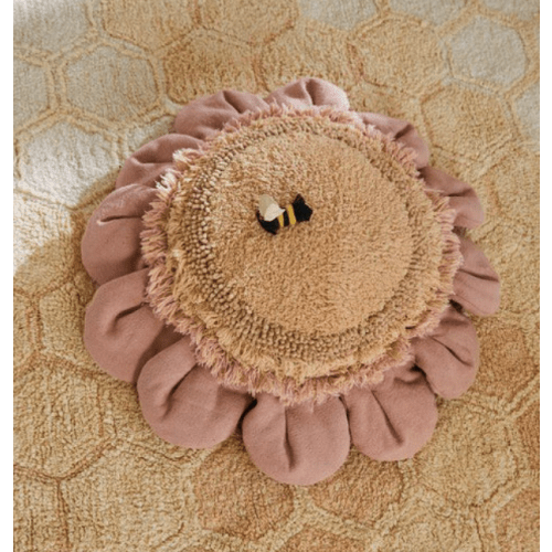 FLOOR CUSHION PINK DAISY