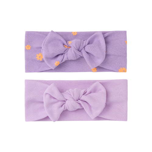 Gerber Baby Girl Cotton Headbands , 2-Pack, One Size