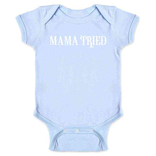 Pop Threads Mama Tried Retro Country Infant Baby Boy Girl Bodysuit