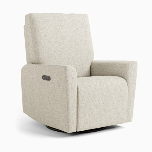 Storkcraft Santorini Deluxe Power Recliner Swivel Glider - Dune Basketweave