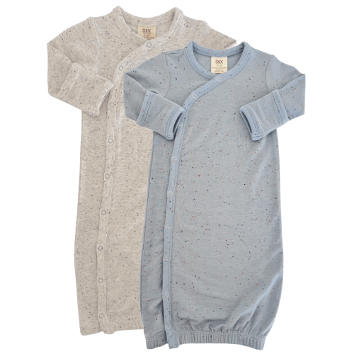 Dove & Glacier Speckle / Gown 2-Pack