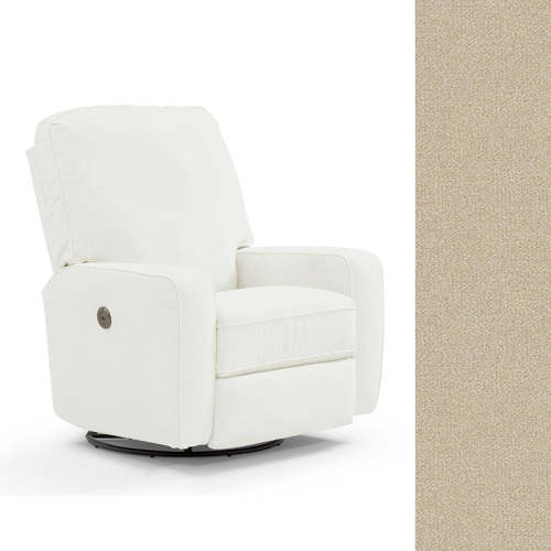 Best Chairs Bilana Power Swivel Glider Recliner - Taupe 20207