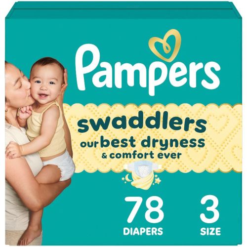 Pampers Swaddlers Sensitive Disposable Diapers - (Select Size and Count)