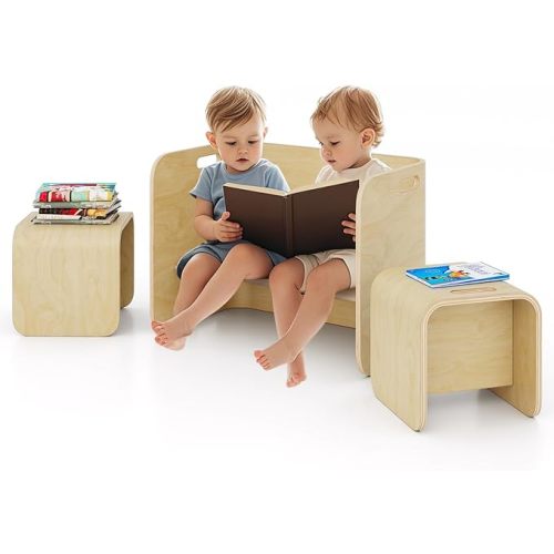 4 in 1 Wood Activity Table