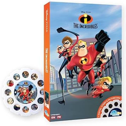 Moonlite Storytime The Incredibles Storybook Reel, A Magical Way to Read Together, Digital Story for Projector, Fun Sound Effects, Learning Gifts for Kids Ages 1 Year and Up