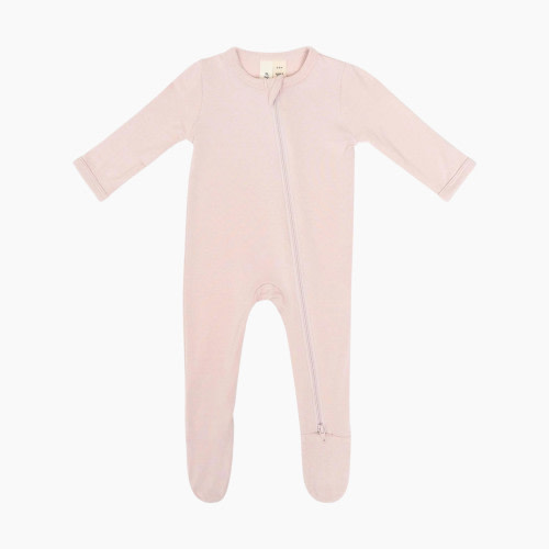 Kyte Baby Zipper Footie - Blush, 6-12 M