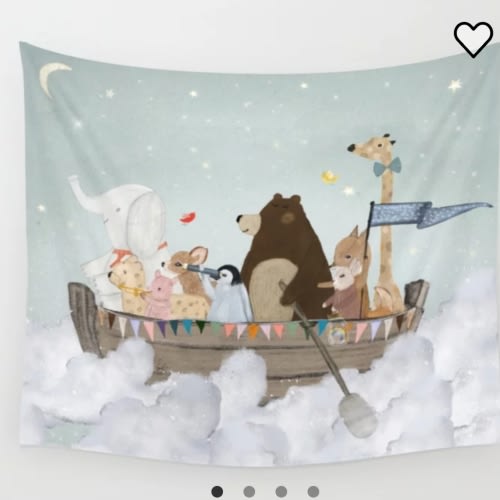 cloud sailers Wall Tapestry