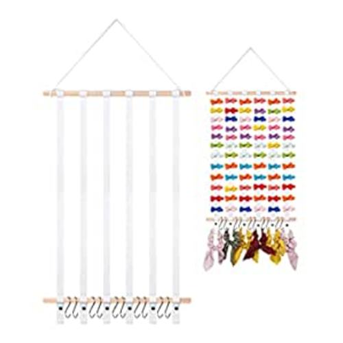Amazon.com: SYGY Bow Holder for Girls Hair Bows, Bow Organizer for Girls Hair Bow, Clip, Hair Tie, Headband Storage, Hair Accessories Organizer Display for Girls Room Wall Hanging Decor : Beauty & Personal Care
