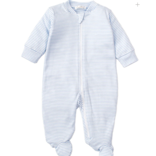 Stripes Blue Pajama - Size: 6-9m