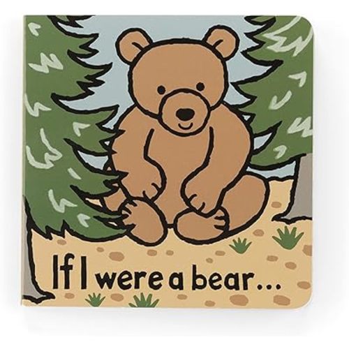 Jellycat If I were a Bear: A Baby Touch and Feel Board Book Children's Book | Baby Gift