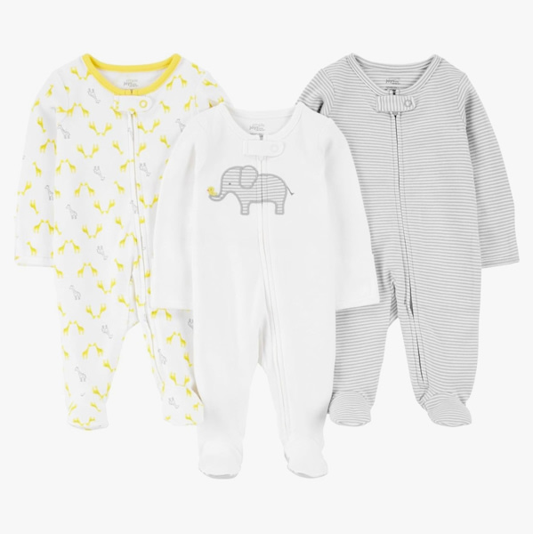 Newborn, Simple Joys by Carter's Baby 3-Pack Neutral Sleep and Play