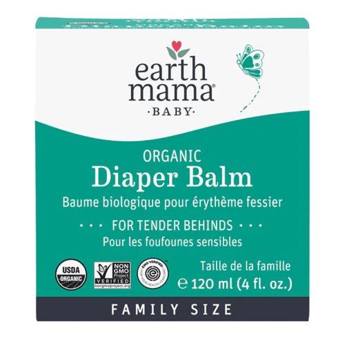 Earth Mama Organic Diaper Balm 120mL - Organic and Non-GMO
