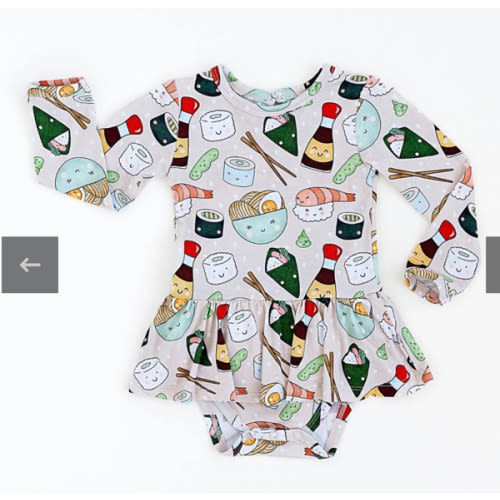On a Seafood Diet Ruffle Dress