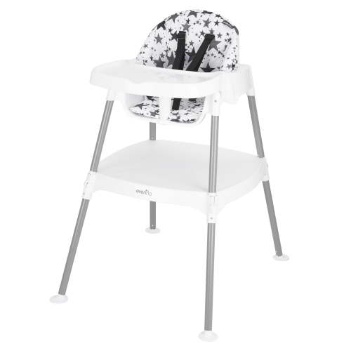 Evenflo Eat and Grow 4-in-1 Convertible Infant High Chair (Pop Star White)