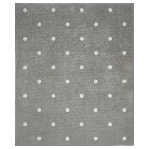 LEN Rug - dotted/gray 4 ' 4 "x5 ' 3 "