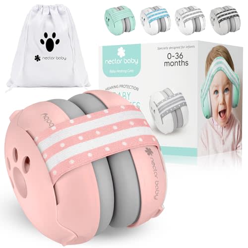 Baby Ear Protection, Noise Cancelling Headphones for Babies, Noise Reduction Earmuffs for Infant and Toddlers up to 36 Months