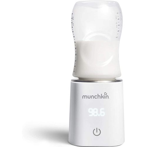 Munchkin 98° Digital Bottle Warmer (Plug-in) with Four Adapters - Fits Most Baby Bottles