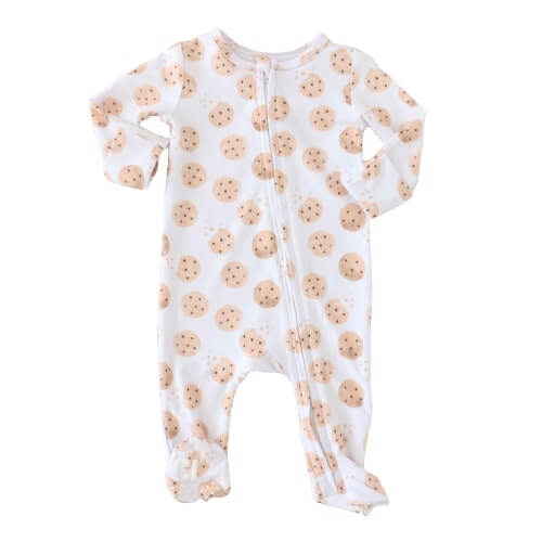 Cookie Crumble Zipper Footies