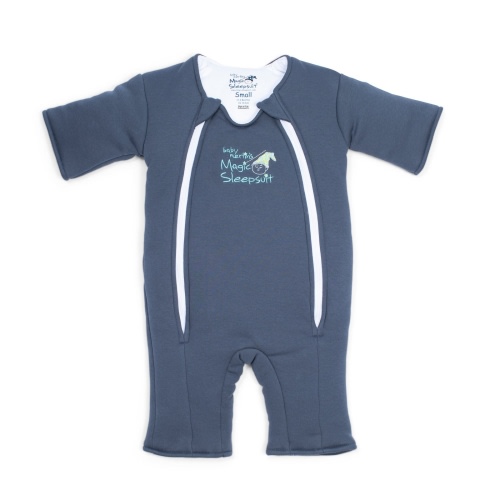Navy Blue Baby Merlin’s Magic Sleepsuit – Premium 100% Cotton Baby Sleepwear