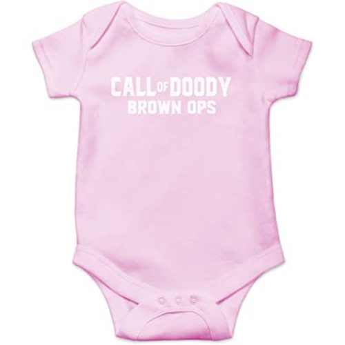 Call Of Doody Brown Ops - Funny Baby Essentials Bodysuit - Baby Outfit Funny Newborn Clothes