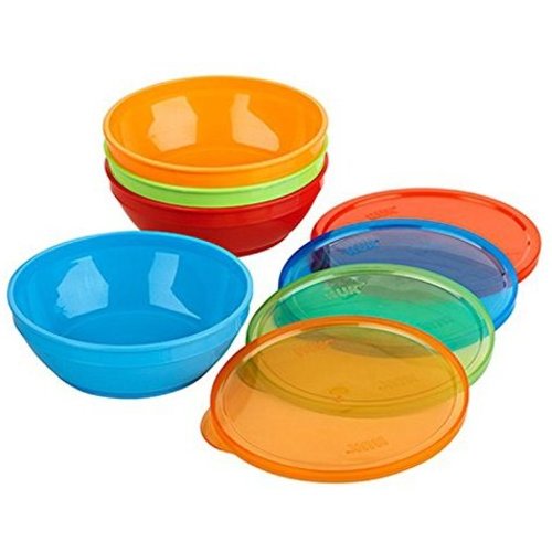 Gerber Graduates 12 Count Bunch-A-Bowls with Lids, Colors May Vary