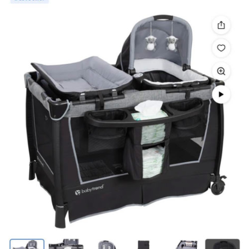 Simply Smart™ Nursery Center® Playard in Whisper Grey