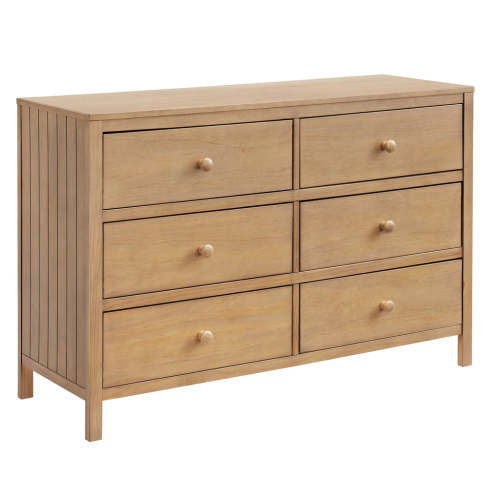Oxford Baby Everlee 6 Drawer Dresser in Honeywood