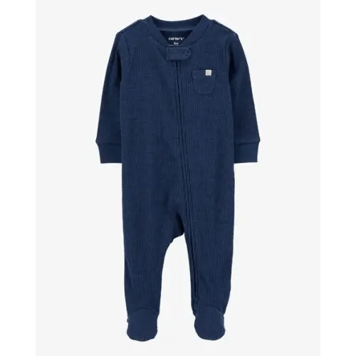 Baby Textured 2-Way Zip Sleep & Play Pajamas - Carter's | Carter's