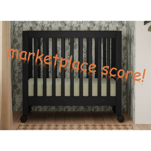 Origami Portable Mini Crib With Wheels | Babyletto