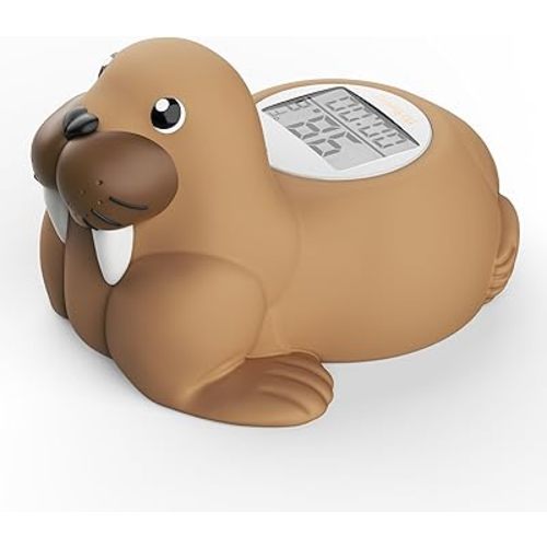 Baby Bath Thermometer for Bathtub, Room|Water Temperature, Baby Bath Floating Toy|Kids Bathroom Safety, Digital LCD with Timer