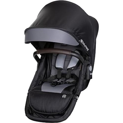 Baby Trend Morph Single to Double Stroller Second Seat, Dash Black