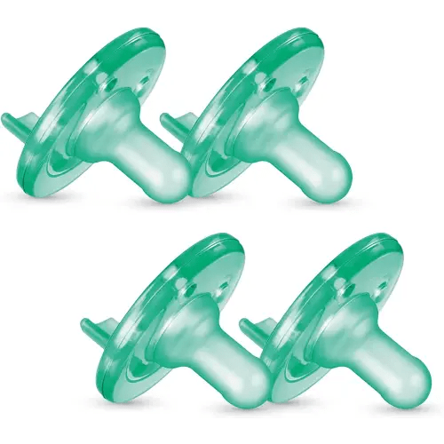 Philips AVENT Soothie 3-18 months, green/green, 4 pack, SCF192/45