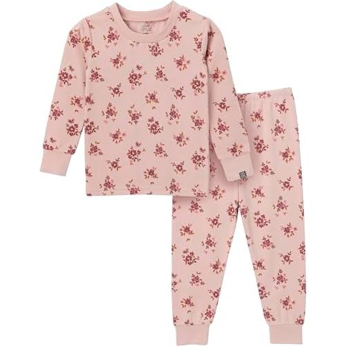 Modern Moments by Gerber Baby and Toddler Hacci Snug Fit 2-Piece Pajama Set