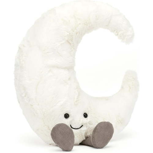 Jellycat Amuseables Moon Stuffed Toy, Medium 10.5" - Moon Plush - Fun Gift Idea