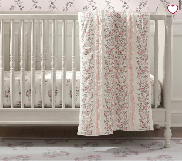 Bria Hammel Rose Baby Quilt